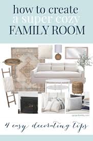 Interior designer candice olson shares how she created the comfy retreat. Mood Board Cozy Modern Cottage Family Room Winter Decorating A Pop Of Pretty