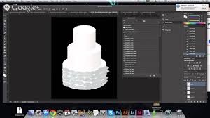 Draw the candles and add the stripes. Using Photoshop To Make Cake Sketches Youtube