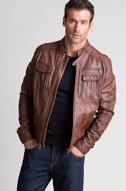 Expertly Crafted For Looks And Longevity The Sloan Is The Everyday Moto Jacket That Keep Leather Jacket Men Leather Jacket Outfit Men Brown Leather Jacket Men
