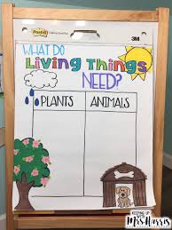 Living Things Anchor Chart Keeping Up With Mrs Harris
