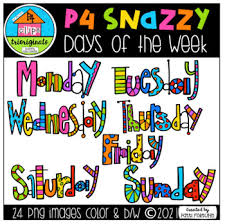 Check spelling or type a new query. Days Of The Week Clipart Worksheets Teaching Resources Tpt