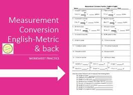 Measurement Conversion Practice English English And Metric Metric Measurement Conversions Converting Metric Units Math Blog