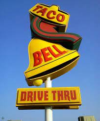 Original Taco Bell Sign Taco Bell Vegan Fast Food Fast Food Taco Bell