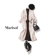 病み上がりデートは可憐なドット柄ワンピースで大人可愛く仕上げて【2019/11/13コーデ】 | ファッション誌Marisol(マリソル)  40代をもっとキレイに。女っぷり上々！