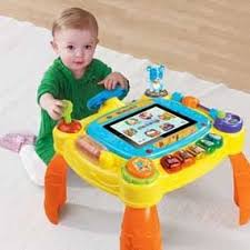 The New Idiscover Application Activity Table From Vtech Has Everything A Play Table Could Needs It Increase The Level Of Interac Activity Table Cool Toys Toys