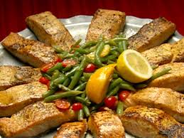 Pan Seared Salmon With Haricots Verts Salad Recipe Pan Seared Salmon Recipes Food Network Recipes