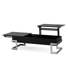 Shop fufu&gaga lift top coffee table with storage in black in the coffee tables department at lowe's.com. Buy Acme Calnan Lift Top Coffee Table One Size Black And Chrome Online In Turkey B07fn4bg6z