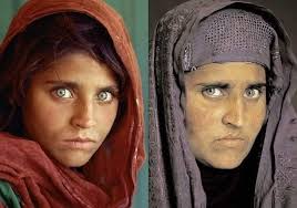 This Famous Photo Of A 12yr Old Afghan Girl And Her 18 Years Later