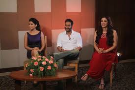 Spotted Ajay Devgn Tabu And Shriya Saran During The Promotions Of Drishyam Starfriday Watch drishyam full hd movie (2015) pre release promotion with ajay devgn, tabu, shriya saran, rajat kapoor, ishita dutta watch drishyam full movie review. starfriday wordpress com