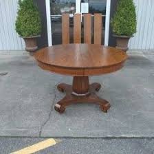 Hastings Co 48 Round Split Pedestal Dining Table Antique Dining Tables Dining Table Table