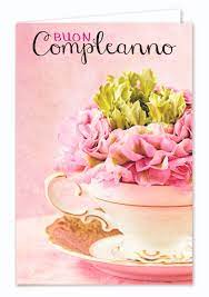 Il galateo, in questo caso, parla chiaro: Florio Carta Happy Birthday Flower Splendor Cards