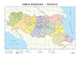 Home page le cartine geografiche d'italia e del mondo. Emilia Romagna Carta Scolastica Murale