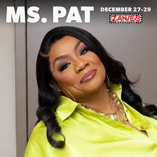 Actress, Comedian, and Podcaster Ms. Pat is BACK at Zanies December 27-29!  Limited tickets are still available for select shows only and will sell  out. Grab your tickets while you can, Nashville-->