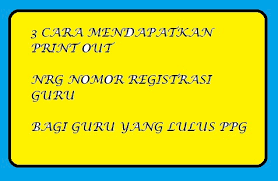 Jika dulu, sempat booming dengan program padamu negeri sebagai pusat data entri kependidikan, kini di era kabinet presiden jokowi, pendataan di bidang pendidikan dipusatkan pada. 3 Tiga Cara Mendapatkan Print Out Nrg Nomor Registrasi Guru Bagi Yang Lulus Ppg Halley Kawistoro