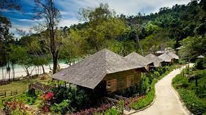 Sandakan semporna tawau ranau lahad datu keningau kudat tuaran papar penampang. Bunga Raya Island Resort Spa Sabah Borneo