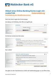Zugang zum online banking und eine kreditkarte der dz bank von ihrer waldecker bank eg ausgegeben 2 welche bankverbindungen unterstützt die benachrichtigungsfunktion. Fernabsatz Informationen Zum Girovertrag A Waldecker Bank Eg