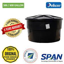 Produsen tangki solar, tangki angin, pressure tank, air receiver tank, pompa hydrant. 500 600 Gallon Deluxe Polyethylene Round Type Water Tank Tangki Air Shopee Malaysia