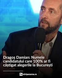 Dragoș Damian: Numele candidatului care 100% ar fi câștigat alegerile la  București #stiripesurse #instagram https://www.stiripesurse.ro/dragos-damian -numele-candidatului-care-100-ar-fi-castigat-alegerile-la-bucuresti_3837987