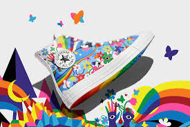 The pride edition braided solo loop artfully weaves together the original rainbow colors with those drawn from various pride flags to represent the breadth of diversity among lgbtq+ experiences and. Out Now Converse Launches Heartfelt Find Your Pride 2021 Collection Climax