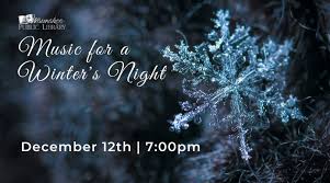 Music For A Winter S Night Thursday December 12 2019 At 7 00 Pm 8 00 Pm An Orchestra Quartet Winter Night Picture Writing Prompts Writing Prompts Fantasy