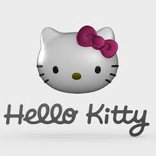Harō kiti), also known by her full name kitty white (キティ・ホワイト, kiti howaito), is a fictional character produced by the japanese company sanrio. Hello Kitty Logo 3d Model In Toys 3dexport