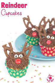 Cute N Tasty Reindeer Cupcakes Christmas Recipes Easy Reindeer Cupcakes Christmas Cupcakes Recipes