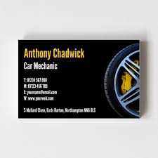 15% off with code zazpartyplan. Mechanic Templated Business Card 2 Able Labels