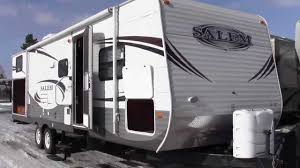 Top 5 best travel trailers with outdoor kitchens: Jean S New 2011 Salem 30kqbss Travel Trailer Bunk House With Outside Kitchen Thanks And Enjoy Youtube