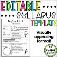 Syllabus Template Syllabus Template Syllabus Syllabus Examples