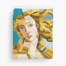 The Birth of Venus (detail of face)