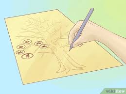 كيفية رسم شجرة العائلة 10 خطوات صور توضيحية Wikihow