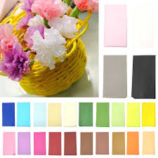 Fill a spray bottle with water and a few drops of paint, and spray the paper with one color at a time. 10pcs 50x50cm Tissue Paper Flower Wrapping Paper Gift Packaging Craft Paper Wine Shirt Shoes Clothing Wrapping Packing Materials Material Paper Material Craftsmaterial Flowers Aliexpress