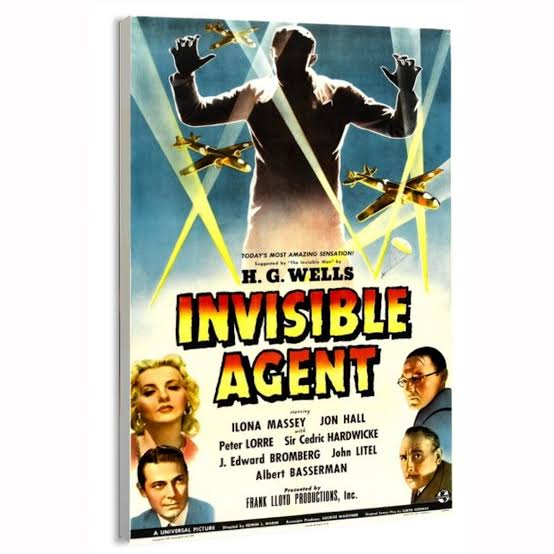 1942 Invisible Agent (Universal) Movie Poster or Canvas Home Decor Art  Print | eBay