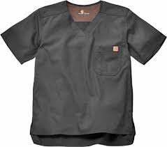 Carhartt Mens Solid Ripstop Scrub Utility Top