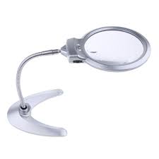 2020 2x 5x Led Light Magnifier With Stand Hands Free Magnifying Glass For Reading From Zeyuantrading 21 62 Dhgate Com