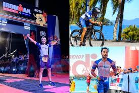 I've been training with tom, you should take him seriously! Leher Rasa Macam Pedih Terbakar Kena Love Bite Jelly Fish Kat Leher Alif Satar Dedah Momen Mencabar Di Ironman Langkawi 2019 Media Hiburan