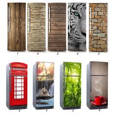 When your refrigerator door refuses to close, either the refrigerator has a faulty gasket (the rubber seal that forces your door to close), or your door hinges need to be tightened. Creative Refrigerator Wrap Waterproof Freezer Sticker Art Modern Fridge Door Cover Door Skin Wallpaper Renew Kitchen Accessories Gift Wish