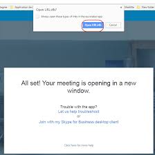 Skype for business (sfb) web app is almost identical to the meeting experience offered by the full version of sfb. Https Theiet Org Media 4392 Join A Skype For Business Meeting Pdf