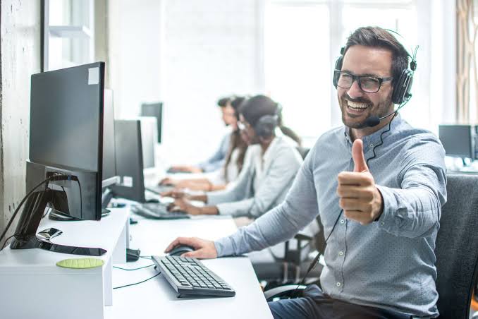 IT team working together