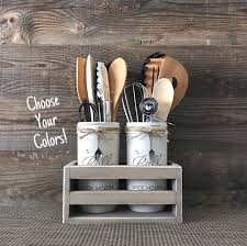 Excited To Share This Item From My Etsy Shop Utensil Holder Kitchen Decor Kitchen Utensil Holder M Utensil Holder Kitchen Utensil Holder Mason Jar Kitchen