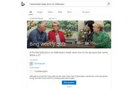 You will definitely enjoy playing bing friends quiz! Bing News Quiz Bing News Quiz Of The Week Popular Now On Bing Homepage