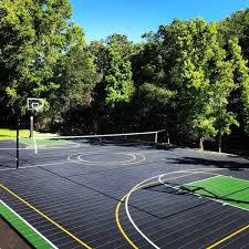 Difficult maple has been the favored wood because the game was designed back in 1891 and also stays the gold standard in both college and professional leagues; Commercial Basketball Court Installation Sport Court Northern California
