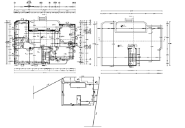 Floors Plan Of Huge Bungalow Design With Site Demarcation Dwg Cadbull In 2020 Floor Plans Bungalow Design Bungalow Floor Plans