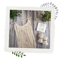 Bohemian macrame wall hanging diy craftsy blogs to read. Macrame Wall Hanging Diy Kit Darn Good Yarn