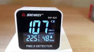 Dong guan sndway electric co., ltd. Sndway Sw 825 Pm2 5 Digital Air Quality Monitor Youtube