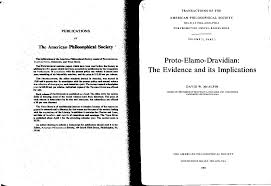 Pdf Transactions Of The American Philosophical Society Proto Elamo Dravidian The Evidence And Its Implications The American Philosophical Society Naghme Ghasemi Academia Edu