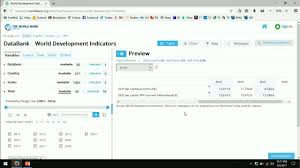 The purpose is to provide an inventory of data available in our world development indicators (wdi) and international debt statistics (ids) databases. Using The World Bank S World Development Indicators Youtube