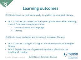 Early years initial teacher training and assessment only (ao) routes also exist. Unit 9 Supporting Emergent Literacy Ppt Video Online Download
