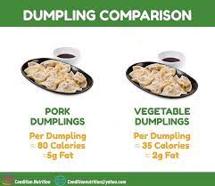 Condition Nutrition Pork Vs Vegetable Dumplings Dumplings Are Up There With My Favourite Weekend Chilling In The House Appetisers If Your Like Me And Can Smash Out A Bag Of