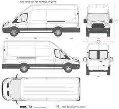 Ford Transit Van High Roof Lwb Ef Vector Drawing Transitional Decor Transitional Bathroom Decor Transitional Fireplaces